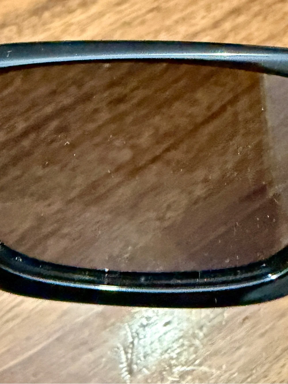 ZARA Men's Rectangular Acetate Polarized Sunglasses Black NWT